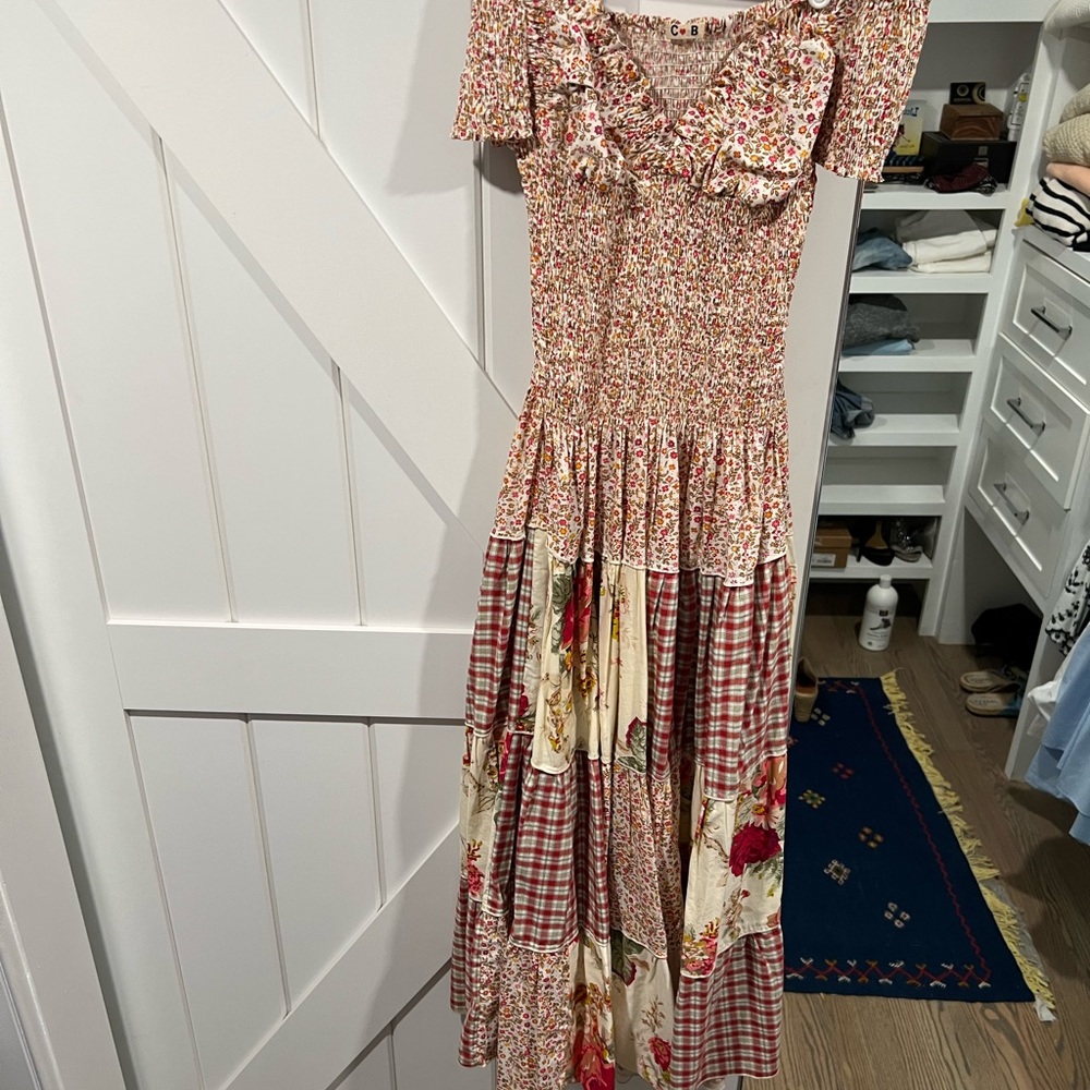 CB Positano by Kore.  Beautiful patchwork dress in 100% cotton.